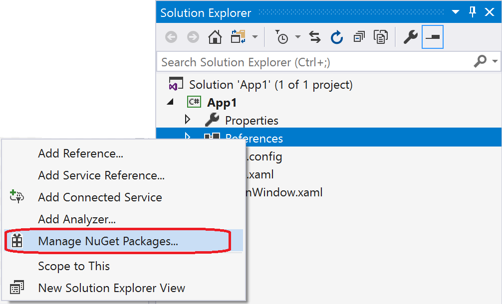 managenugetpackages